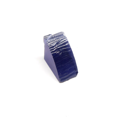 Medium Blue Czochralski Pulled Sapphire - Grade A - Faceting Rough