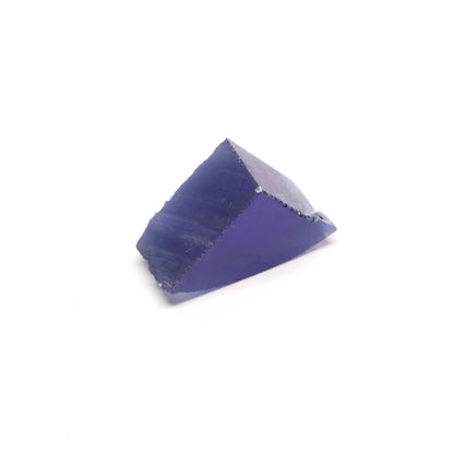 Medium Blue Czochralski Pulled Sapphire - Grade A - Faceting Rough