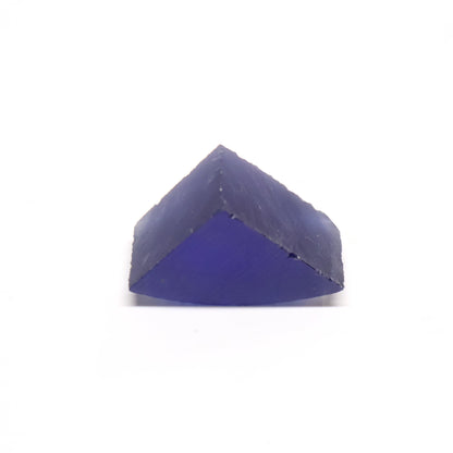 Medium Blue Czochralski Pulled Sapphire - Grade A - Faceting Rough