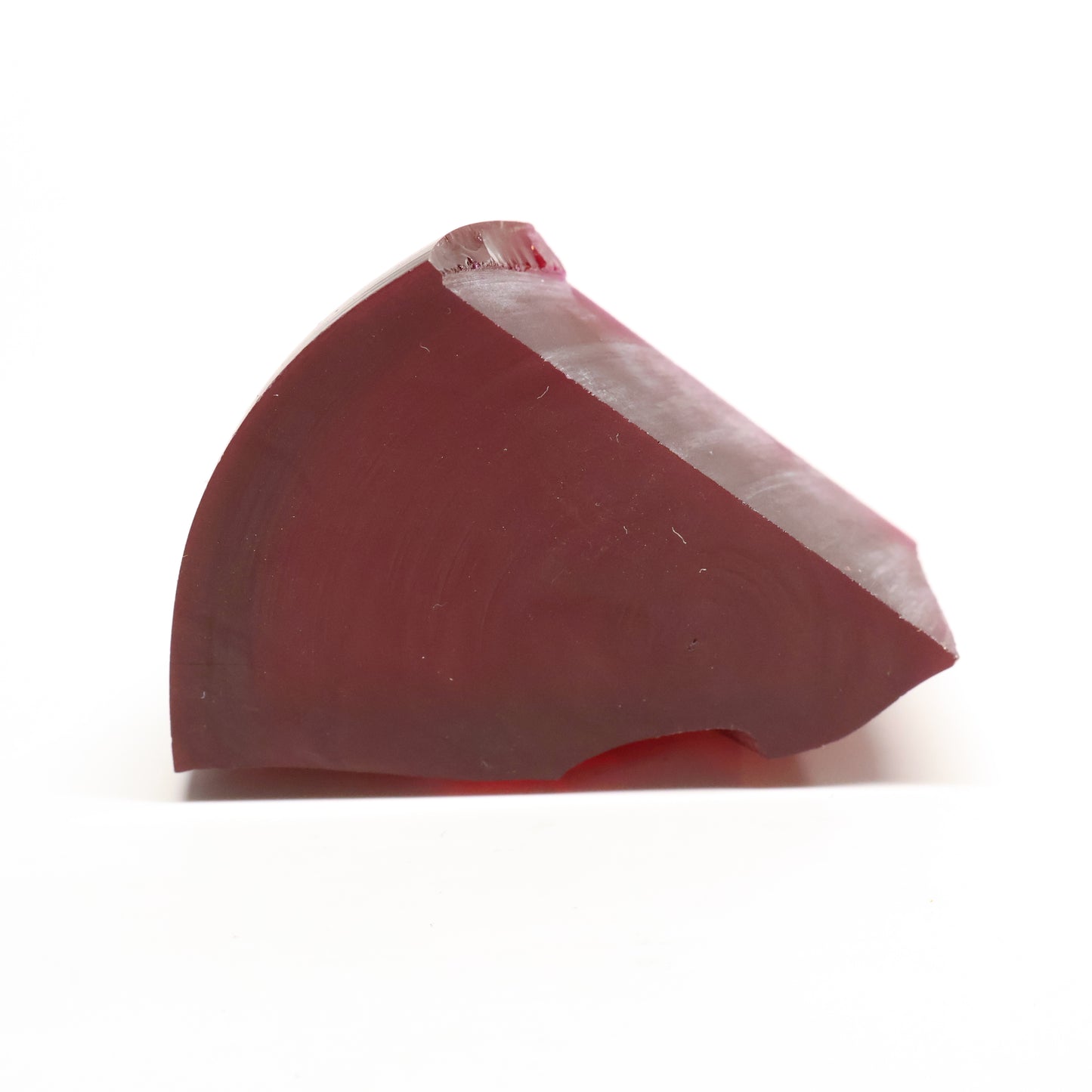 Pigeon Blood Red  Czochralski Pulled Ruby - Grade A - Faceting Rough