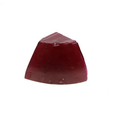 Pigeon Blood Red  Czochralski Pulled Ruby - Grade A - Faceting Rough