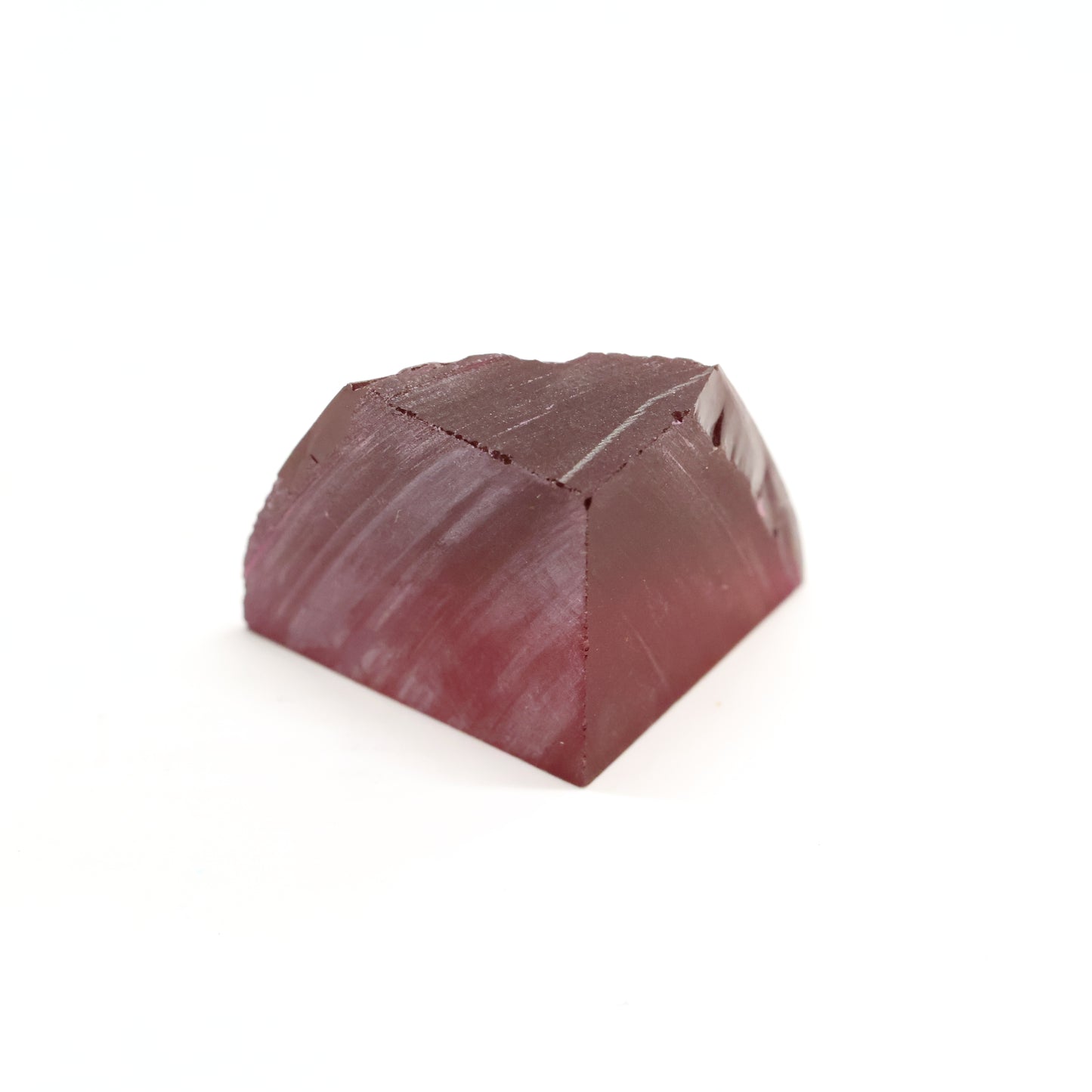 Pigeon Blood Red  Czochralski Pulled Ruby - Grade A - Faceting Rough