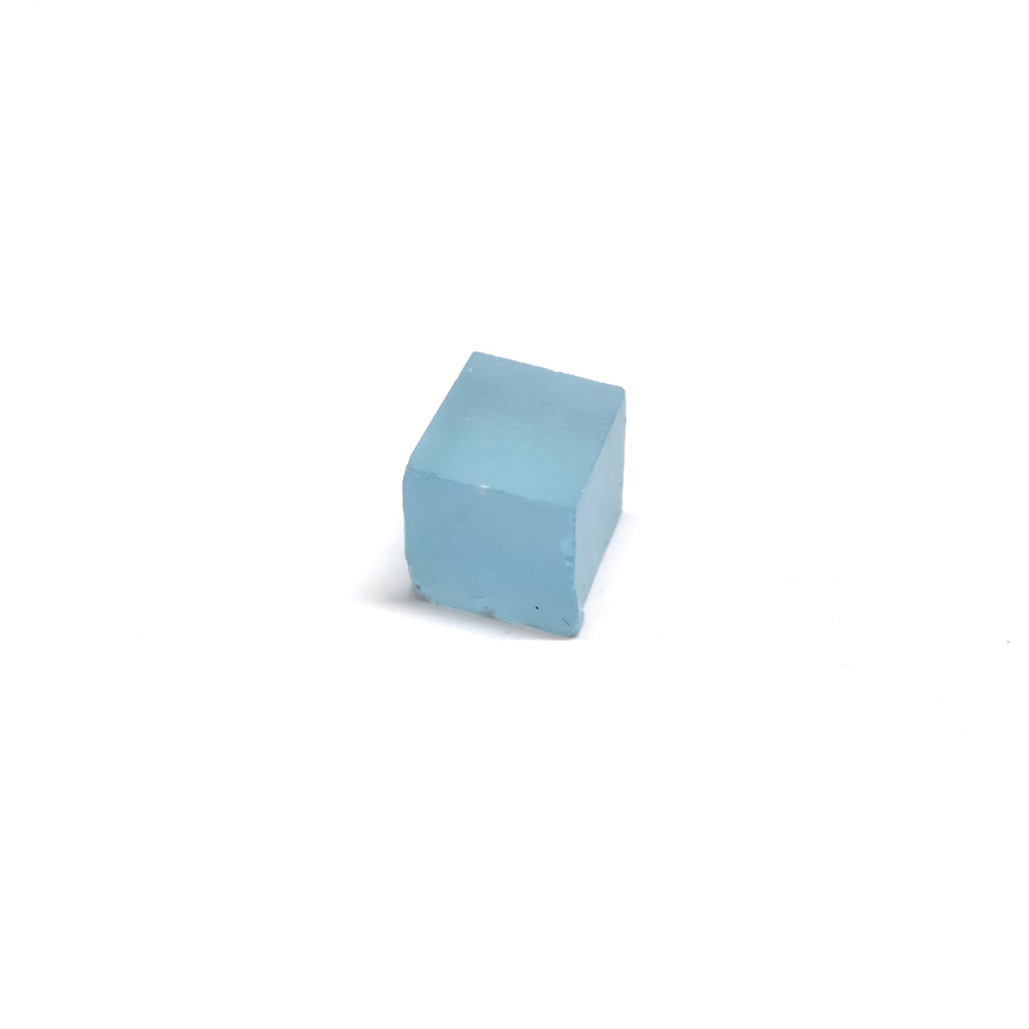 Aquamarine Colored Czochralski Pulled Sapphire - Grade A - Faceting Rough