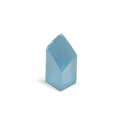 Aquamarine Colored Czochralski Pulled Sapphire - Grade A - Faceting Rough