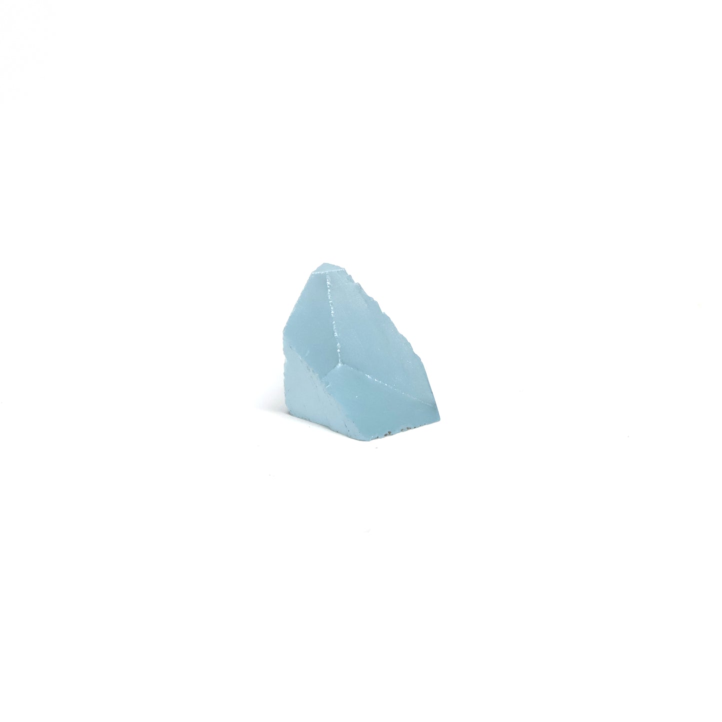 Aquamarine Colored Czochralski Pulled Sapphire - Grade A - Faceting Rough