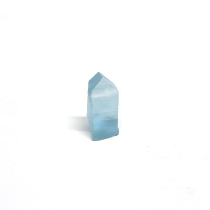 Aquamarine Colored Czochralski Pulled Sapphire - Grade A - Faceting Rough