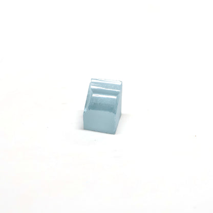 Aquamarine Colored Czochralski Pulled Sapphire - Grade A - Faceting Rough