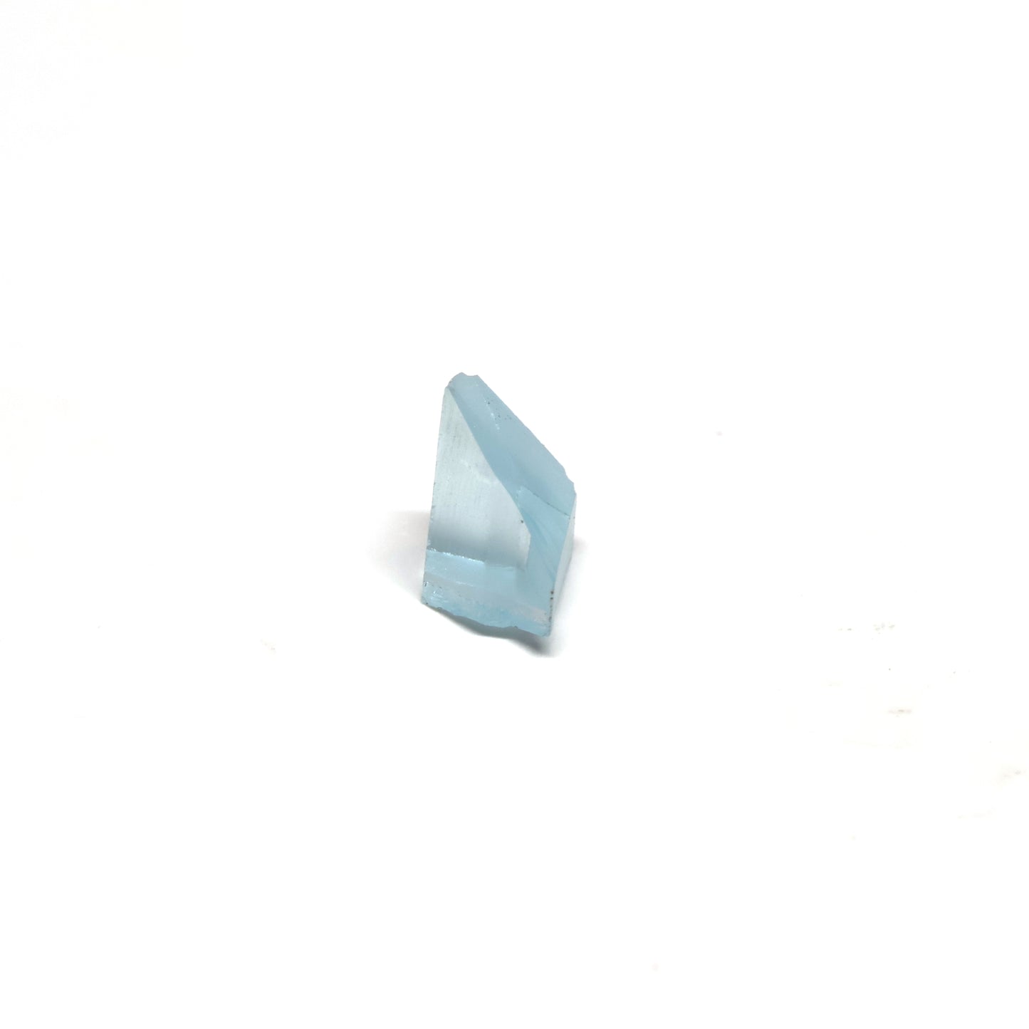 Aquamarine Colored Czochralski Pulled Sapphire - Grade A - Faceting Rough