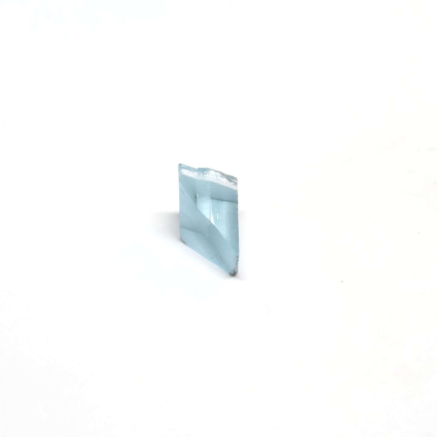 Aquamarine Colored Czochralski Pulled Sapphire - Grade A - Faceting Rough