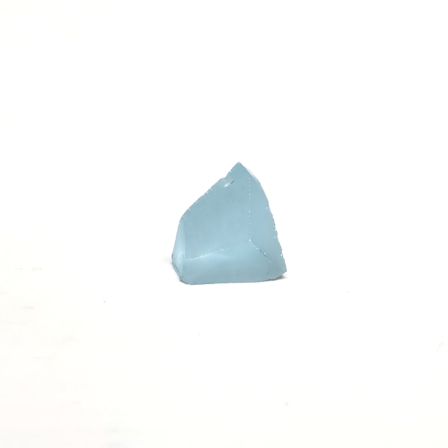 Aquamarine Colored Czochralski Pulled Sapphire - Grade A - Faceting Rough