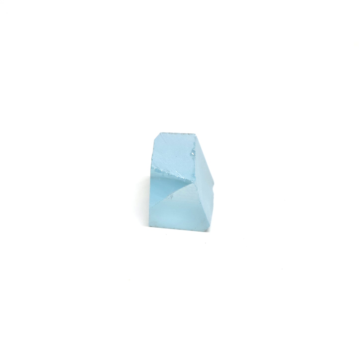 Aquamarine Colored Czochralski Pulled Sapphire - Grade A - Faceting Rough