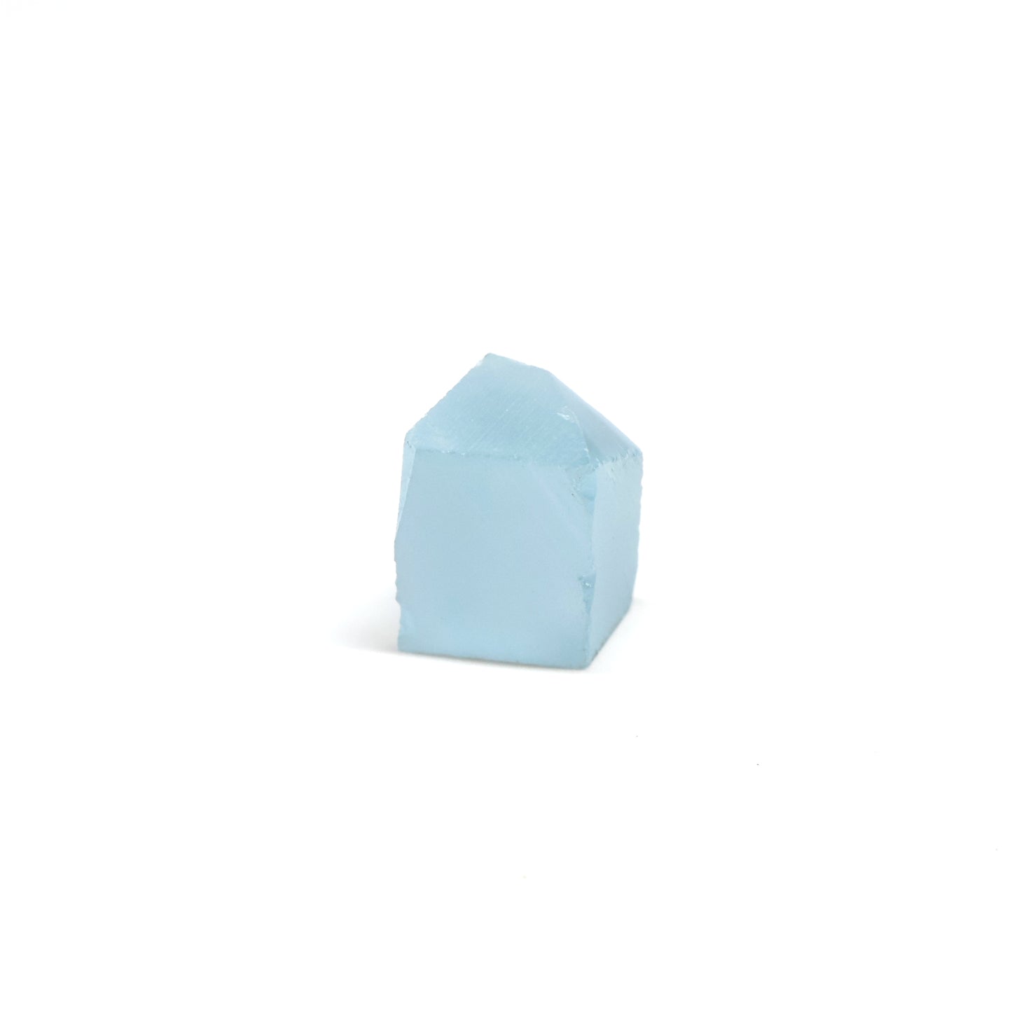 Aquamarine Colored Czochralski Pulled Sapphire - Grade A - Faceting Rough