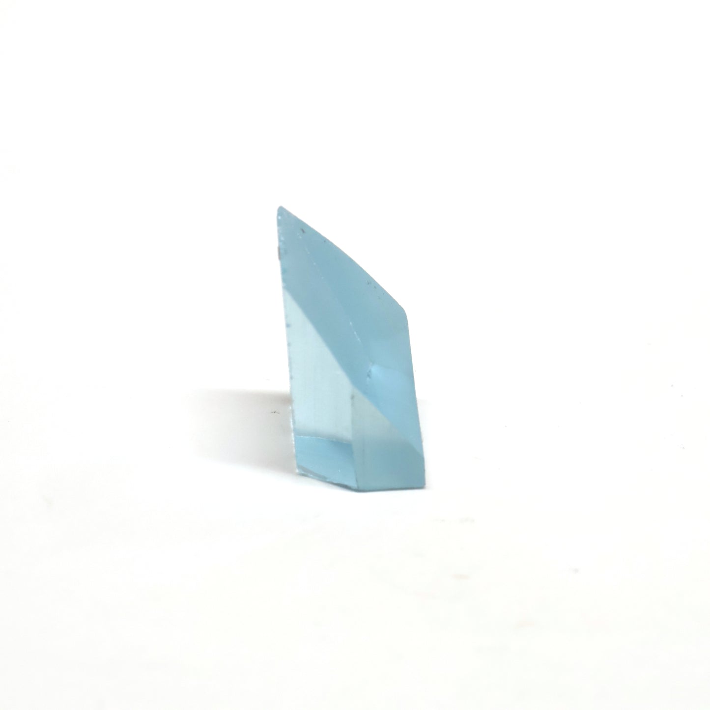 Aquamarine Colored Czochralski Pulled Sapphire - Grade A - Faceting Rough