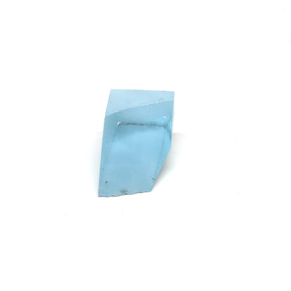 Aquamarine Colored Czochralski Pulled Sapphire - Grade A - Faceting Rough