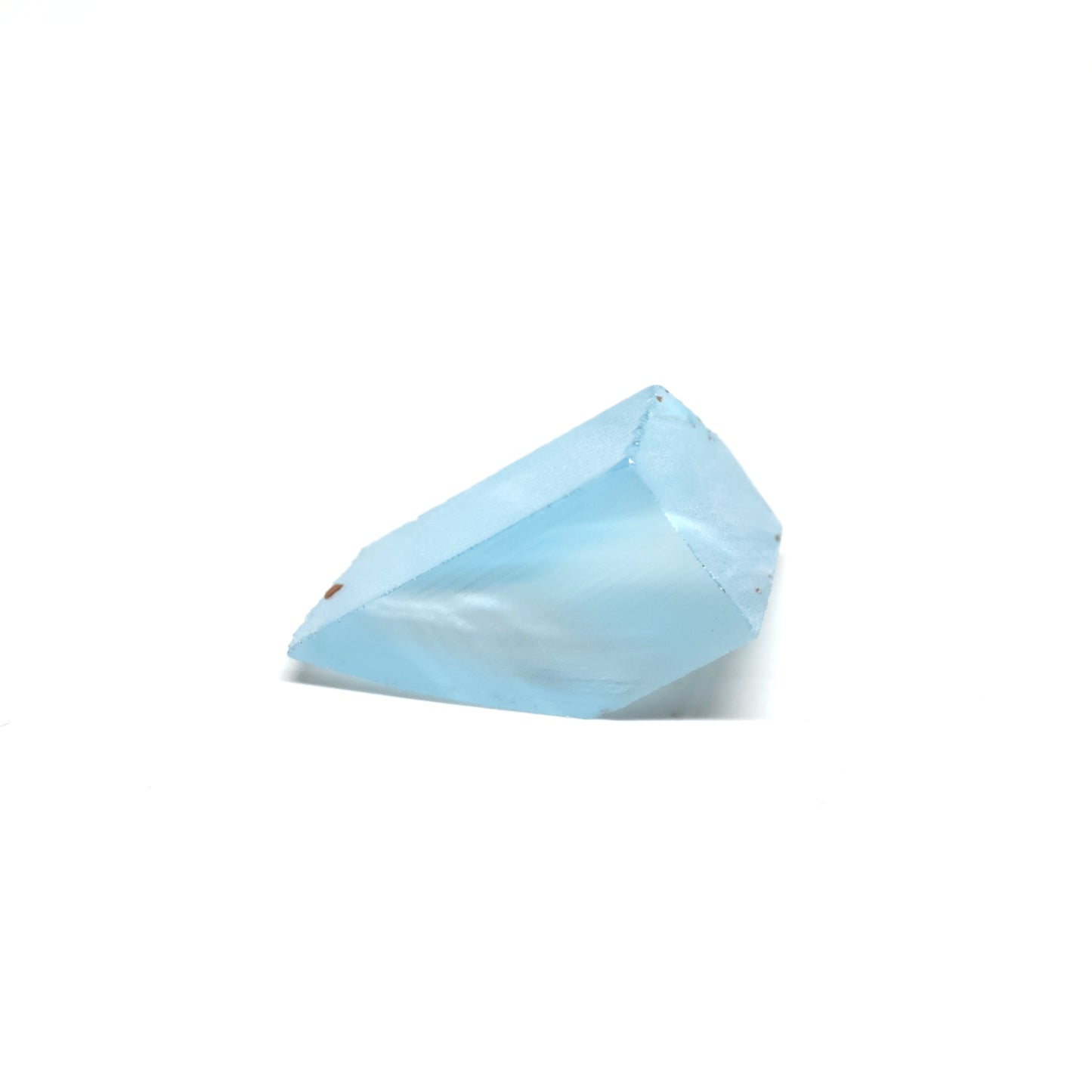 Aquamarine Colored Czochralski Pulled Sapphire - Grade A - Faceting Rough