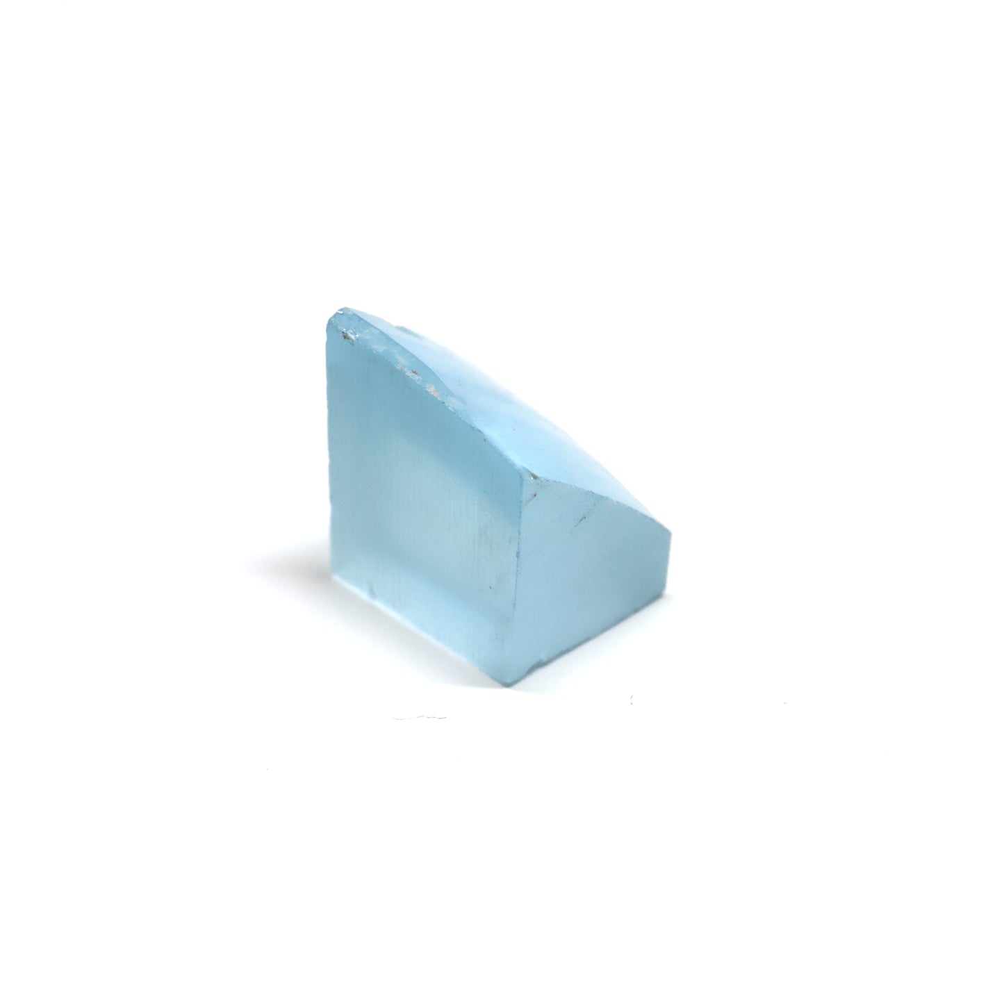 Aquamarine Colored Czochralski Pulled Sapphire - Grade A - Faceting Rough