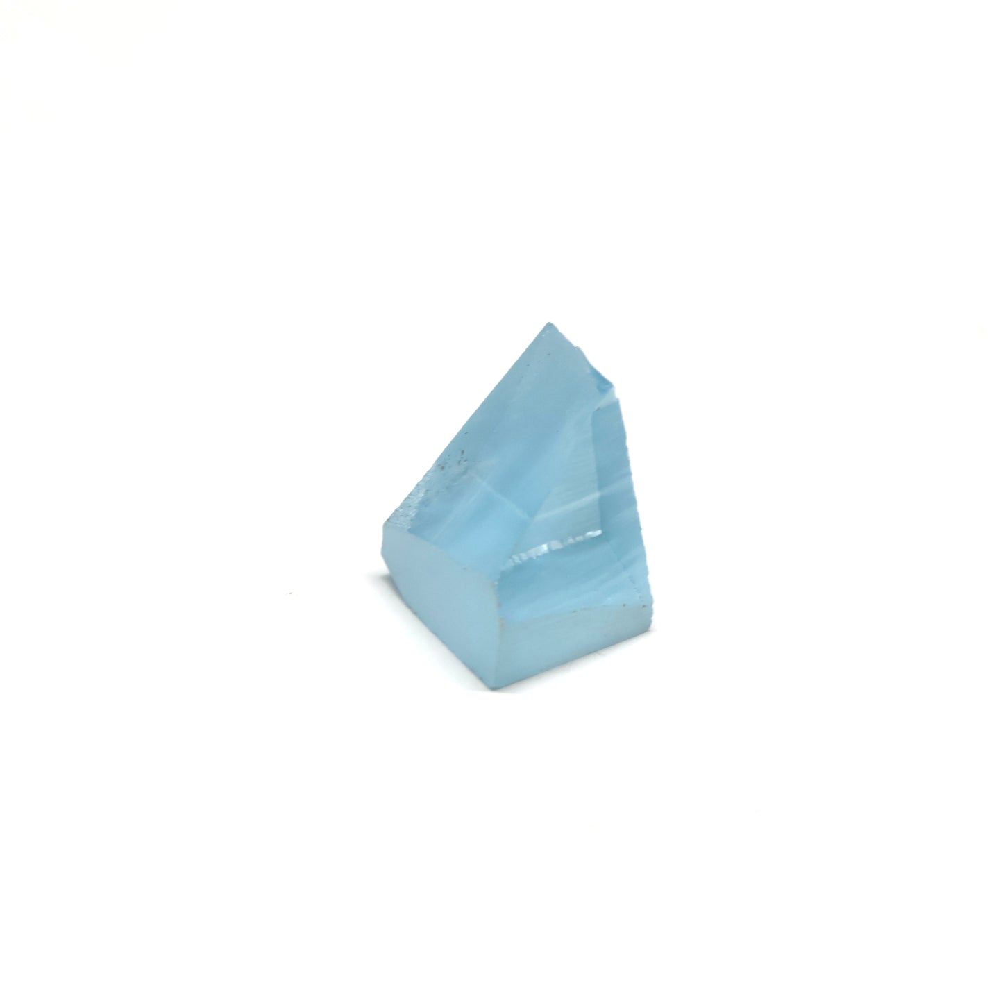 Aquamarine Colored Czochralski Pulled Sapphire - Grade A - Faceting Rough