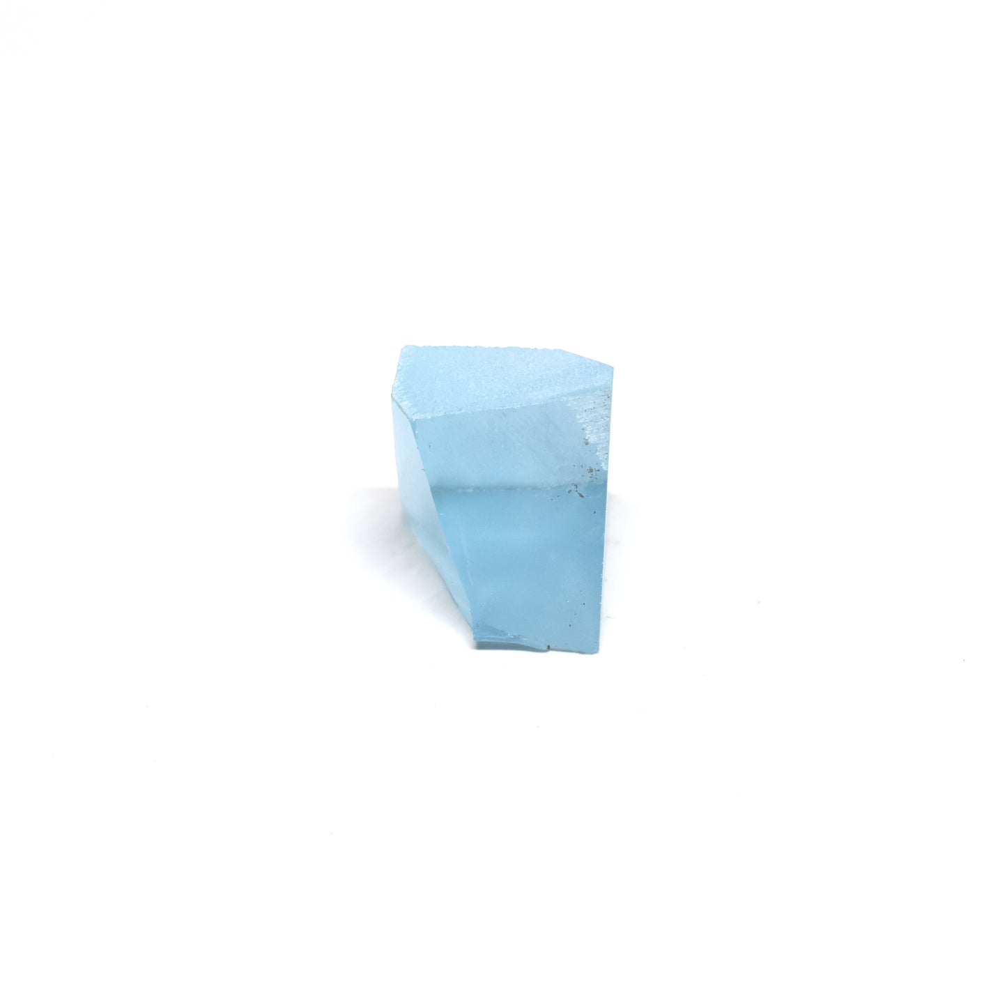 Aquamarine Colored Czochralski Pulled Sapphire - Grade A - Faceting Rough