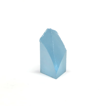 Aquamarine Colored Czochralski Pulled Sapphire - Grade A - Faceting Rough