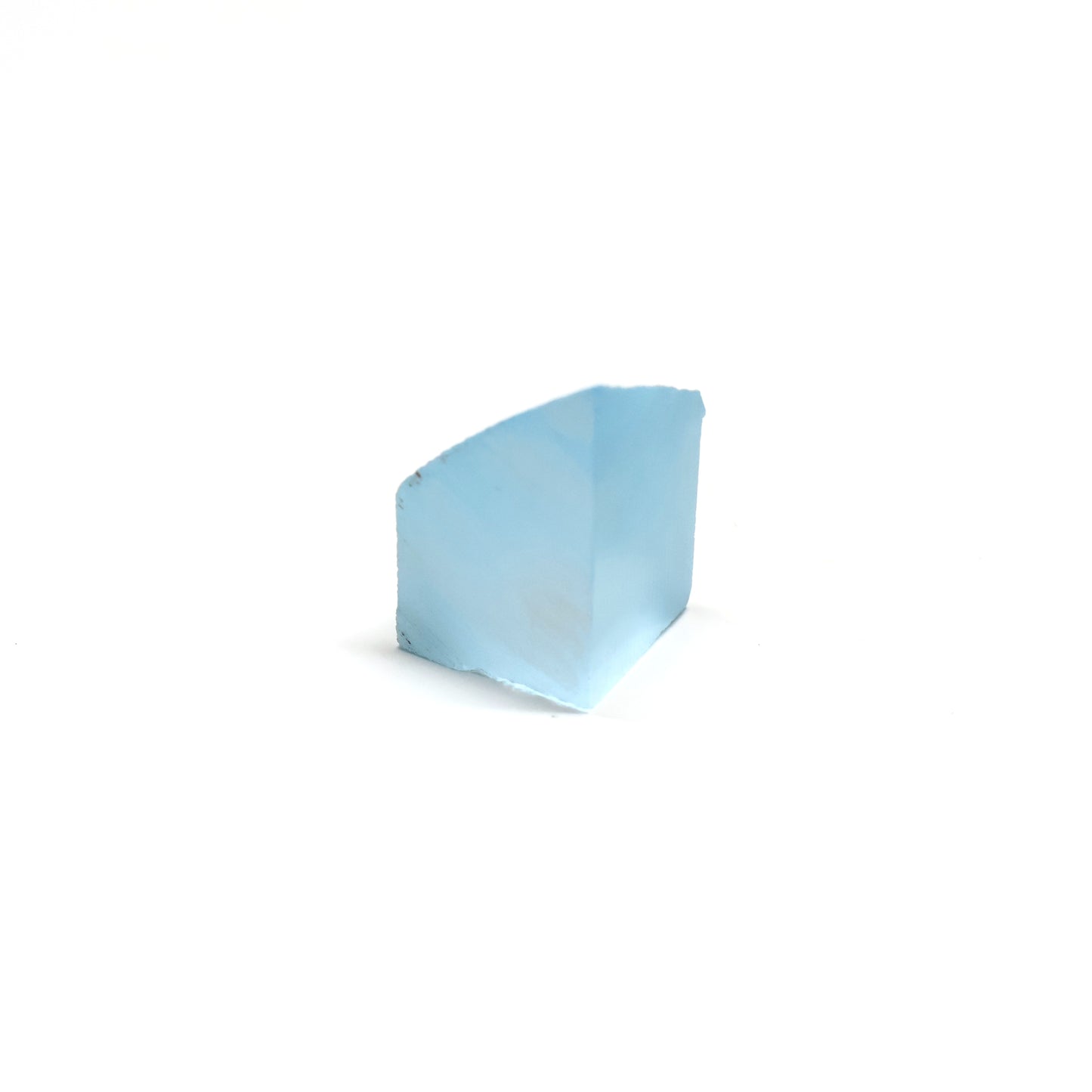 Aquamarine Colored Czochralski Pulled Sapphire - Grade A - Faceting Rough