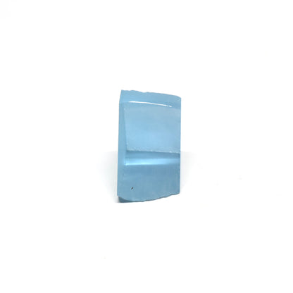 Aquamarine Colored Czochralski Pulled Sapphire - Grade A - Faceting Rough