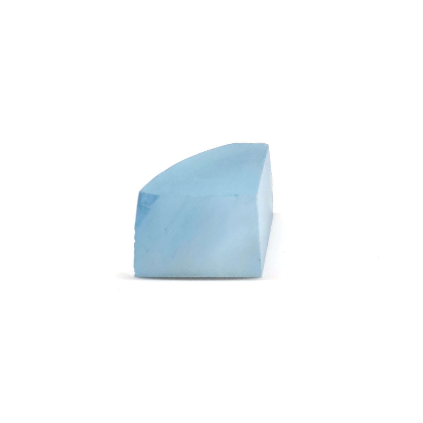 Aquamarine Colored Czochralski Pulled Sapphire - Grade A - Faceting Rough