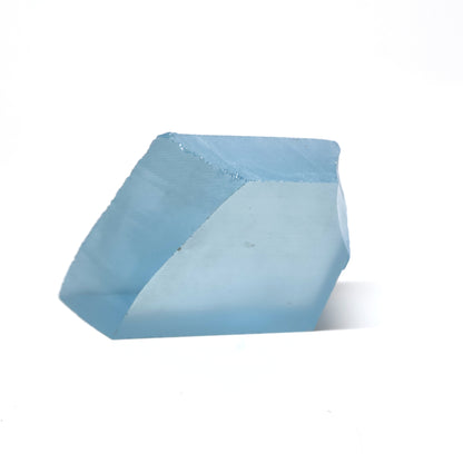 Aquamarine Colored Czochralski Pulled Sapphire - Grade A - Faceting Rough