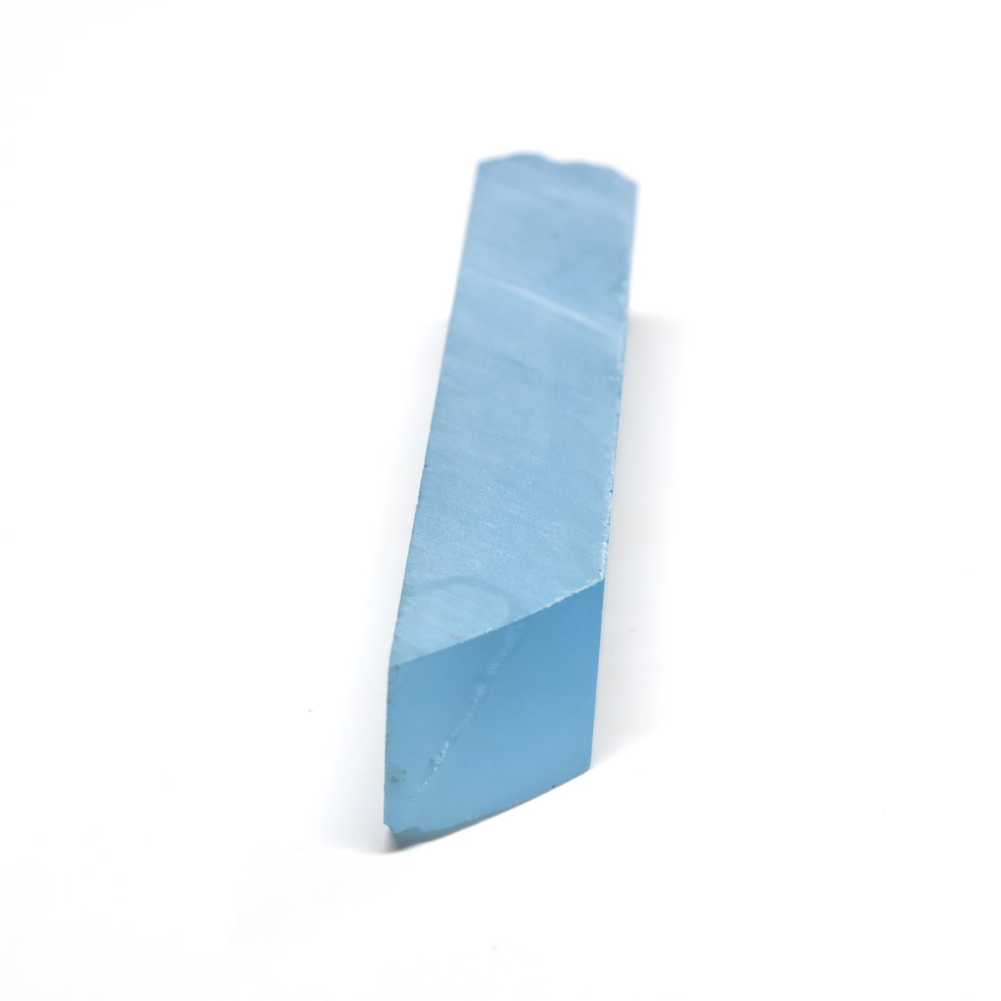 Aquamarine Colored Czochralski Pulled Sapphire - Grade A - Faceting Rough