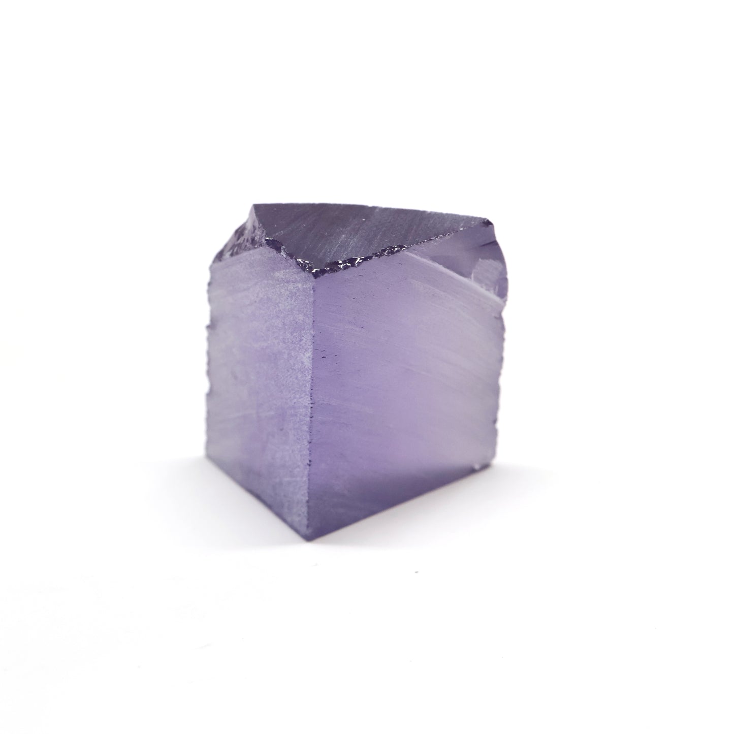 Purple Color-Change Czochralski Pulled Sapphire - Faceting Rough