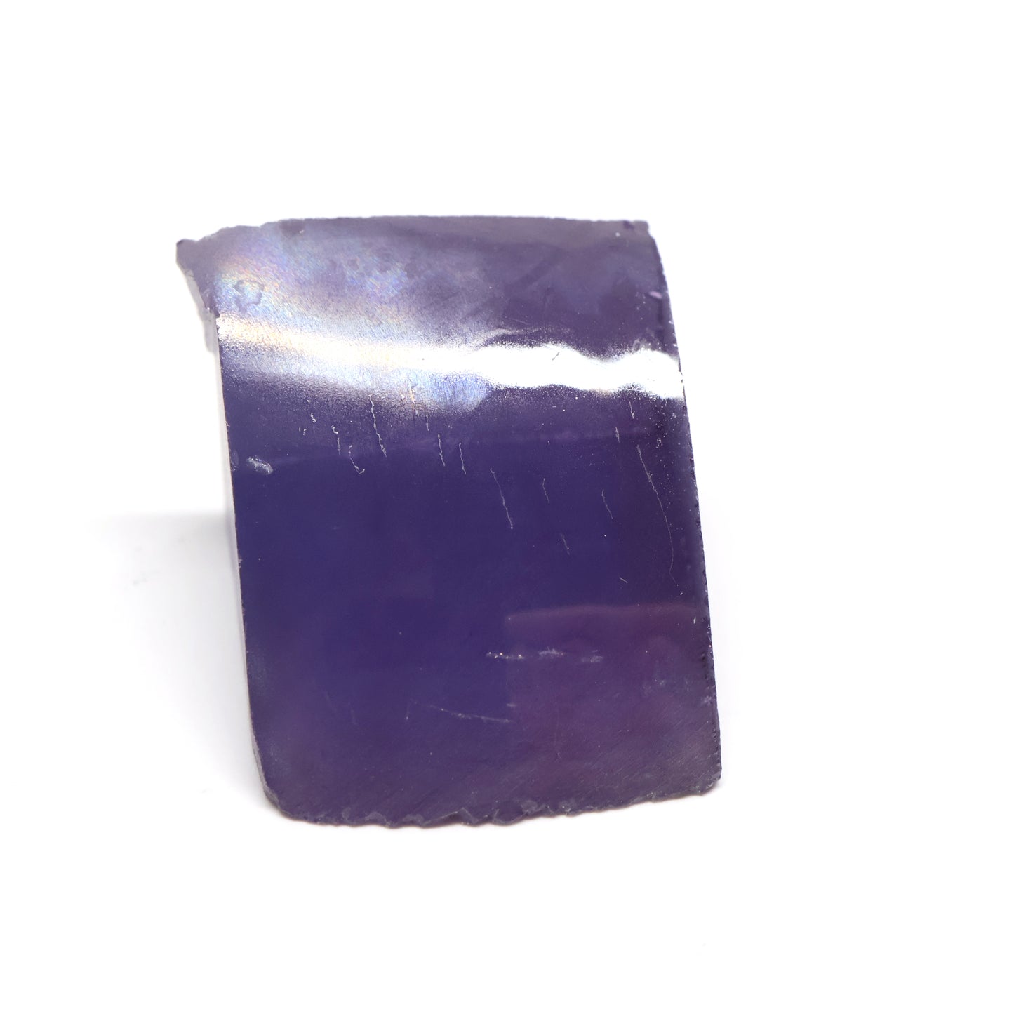 Purple Color-Change Czochralski Pulled Sapphire - Faceting Rough