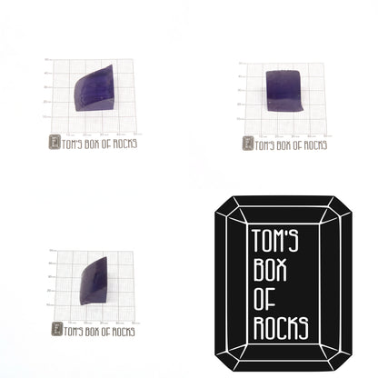 Purple Color-Change Czochralski Pulled Sapphire - Faceting Rough