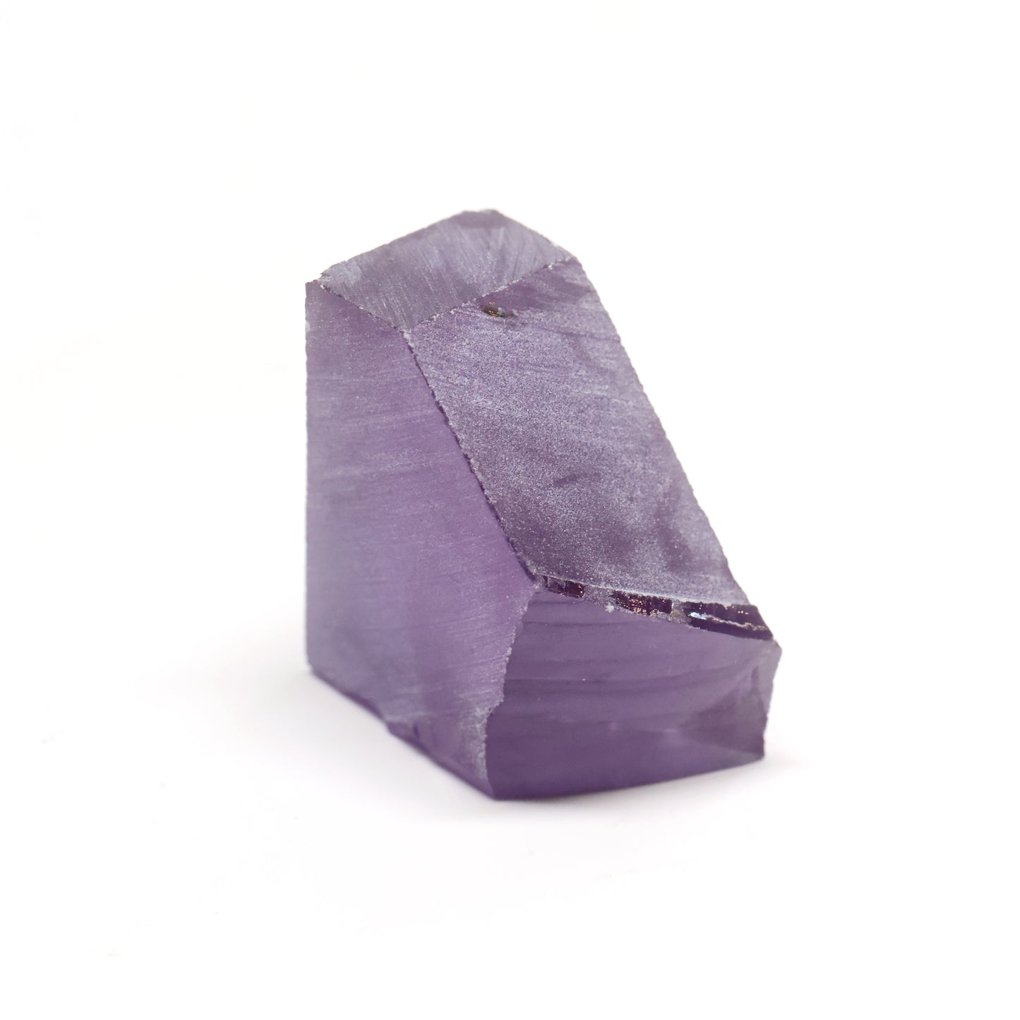 Purple Color-Change Czochralski Pulled Sapphire - Faceting Rough