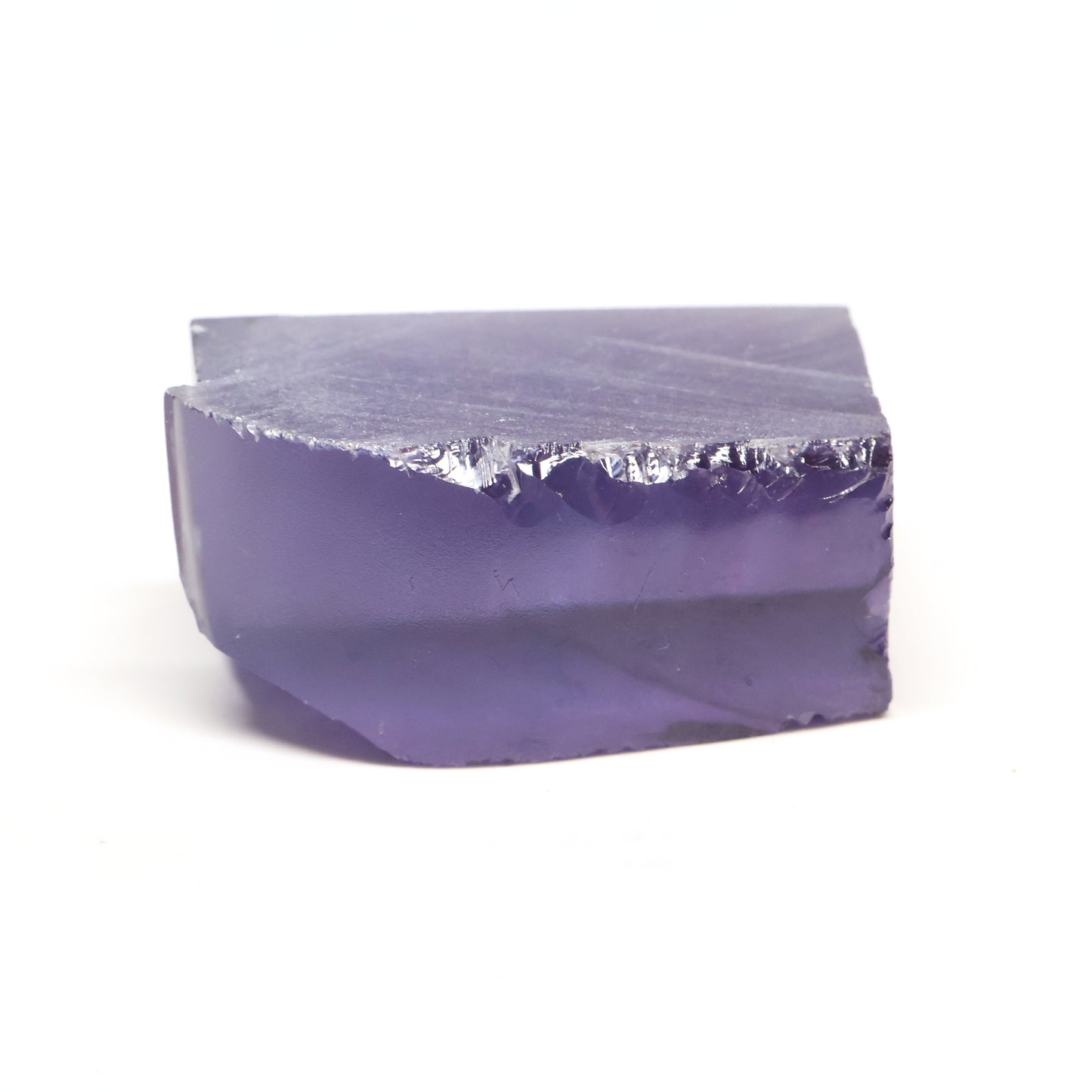 Purple Color-Change Czochralski Pulled Sapphire - Faceting Rough