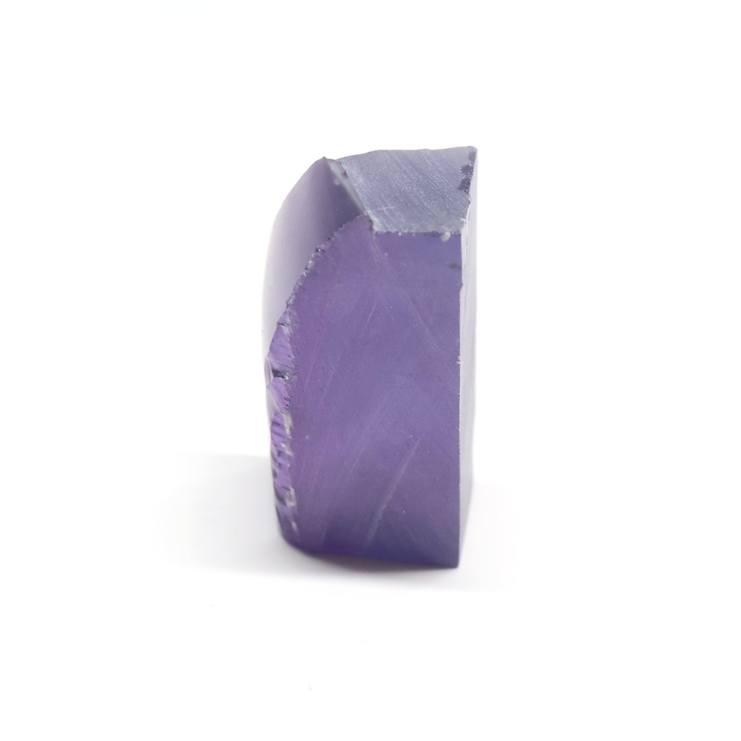 Purple Color-Change Czochralski Pulled Sapphire - Faceting Rough
