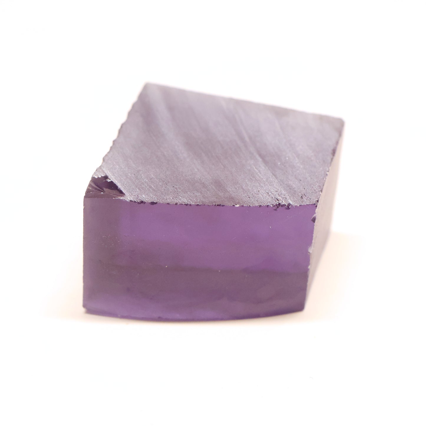 Purple Color-Change Czochralski Pulled Sapphire - Faceting Rough