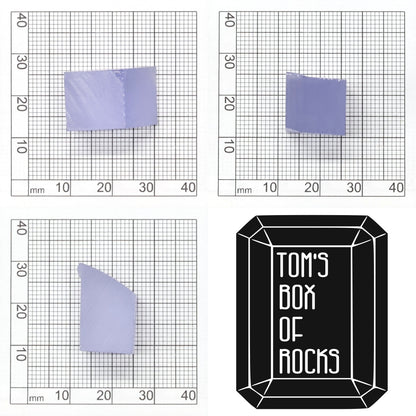 Extra Light Blue Czochralski Pulled Sapphire - Grade A - Faceting Rough
