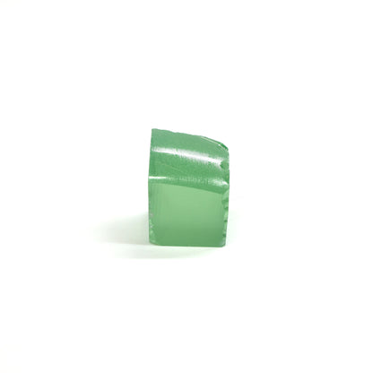 Mint Green Czochralski Pulled Sapphire - Grade A - Faceting Rough