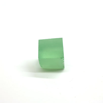 Mint Green Czochralski Pulled Sapphire - Grade A - Faceting Rough
