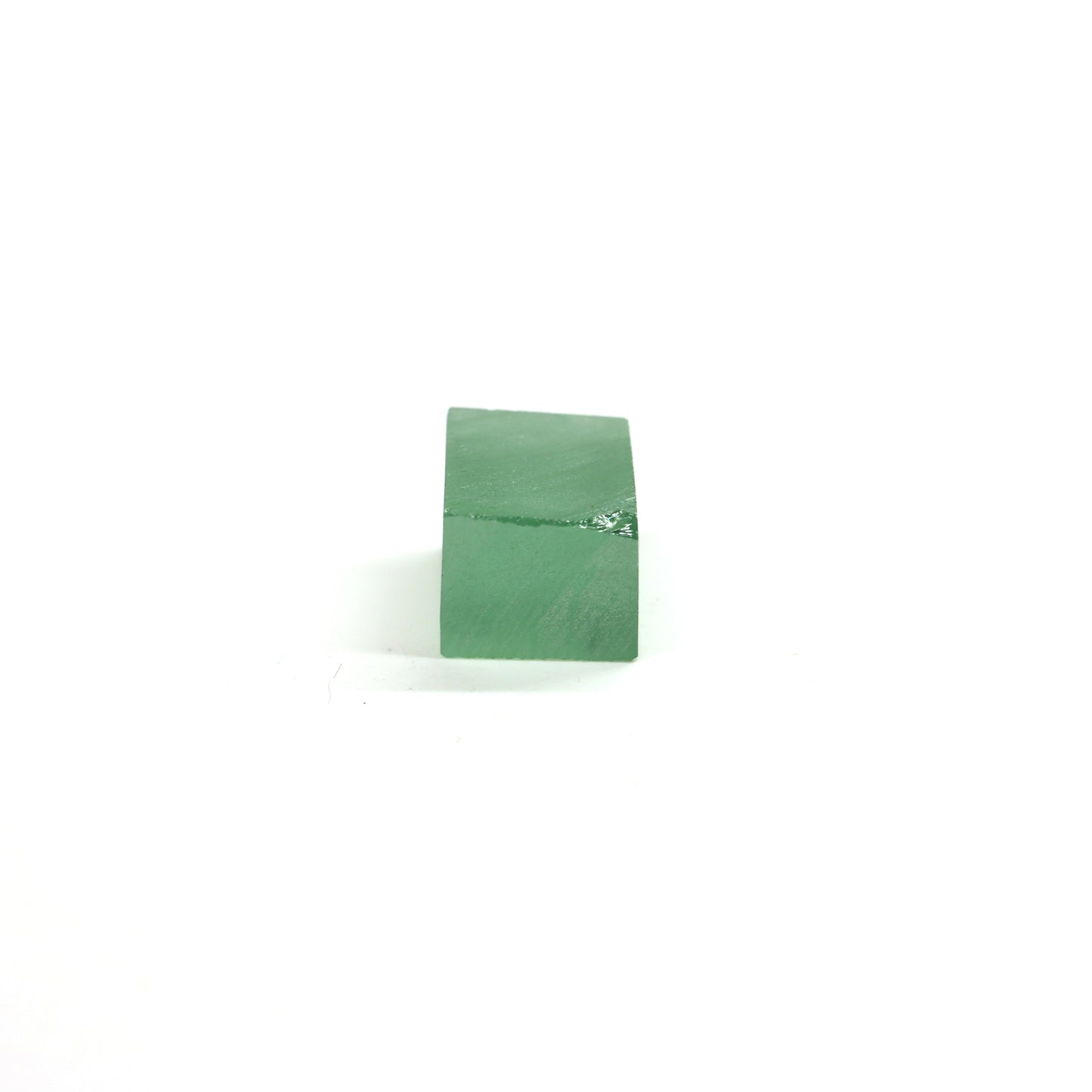 Mint Green Czochralski Pulled Sapphire - Grade A - Faceting Rough