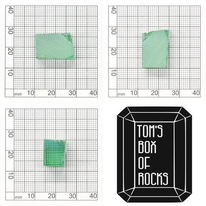 Mint Green Czochralski Pulled Sapphire - Grade A - Faceting Rough