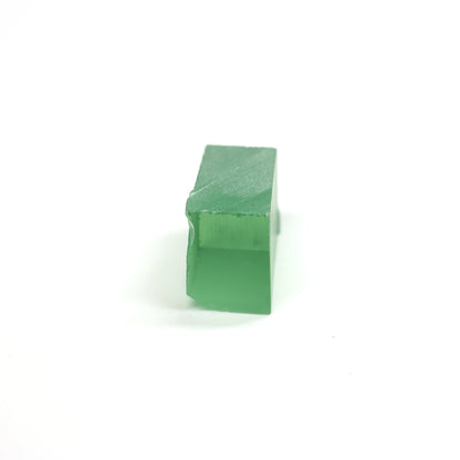 Mint Green Czochralski Pulled Sapphire - Grade A - Faceting Rough