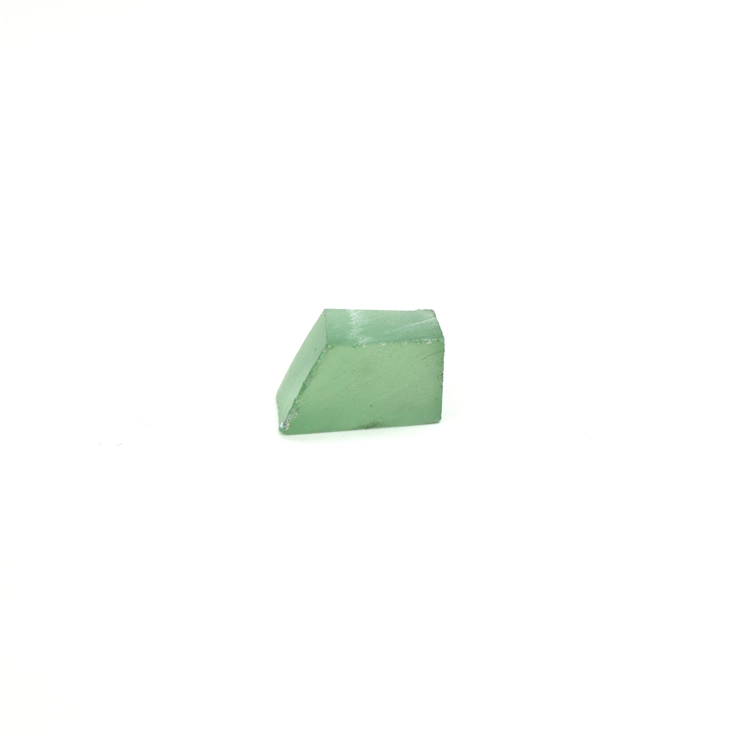 Mint Green Czochralski Pulled Sapphire - Grade A - Faceting Rough