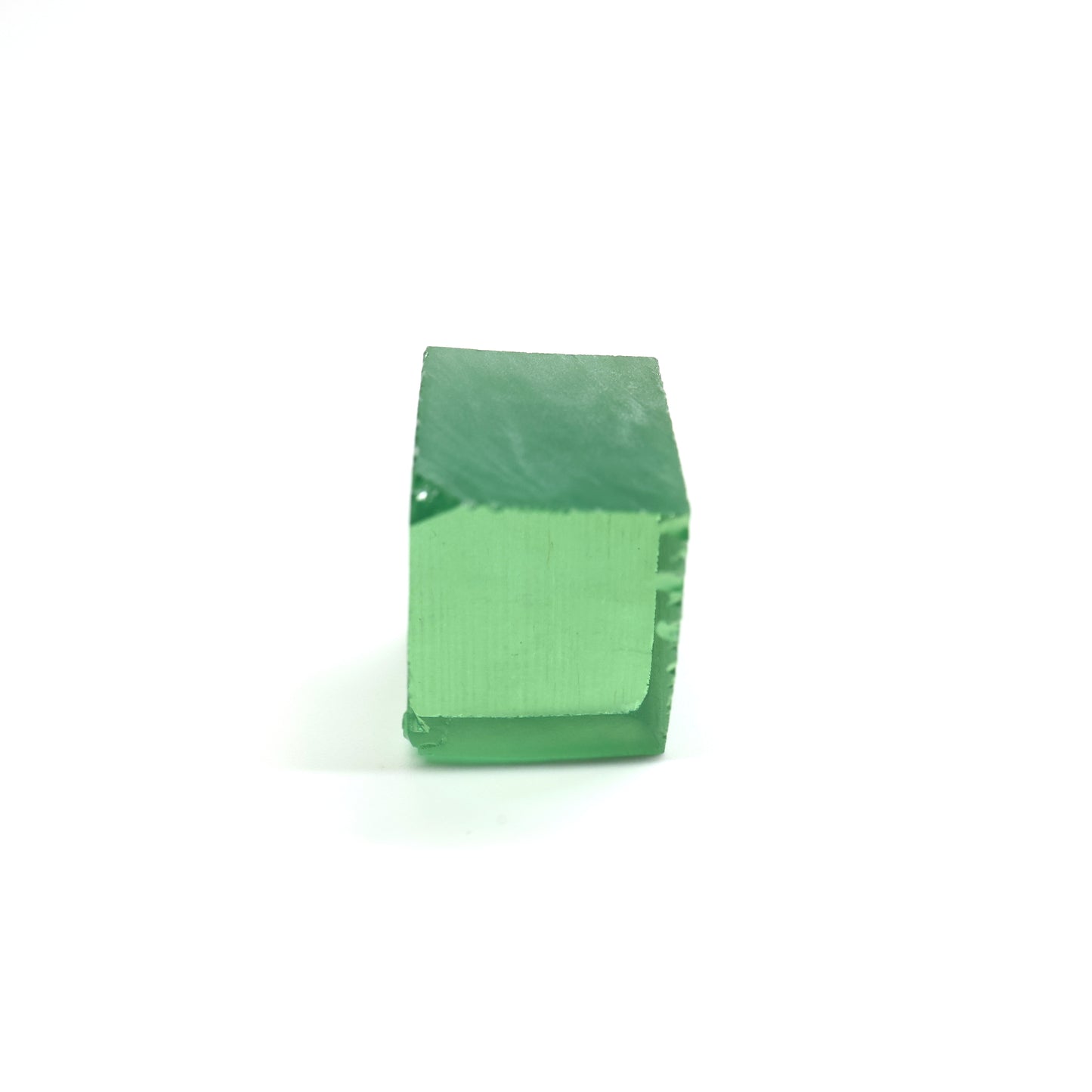 Mint Green Czochralski Pulled Sapphire - Grade A - Faceting Rough