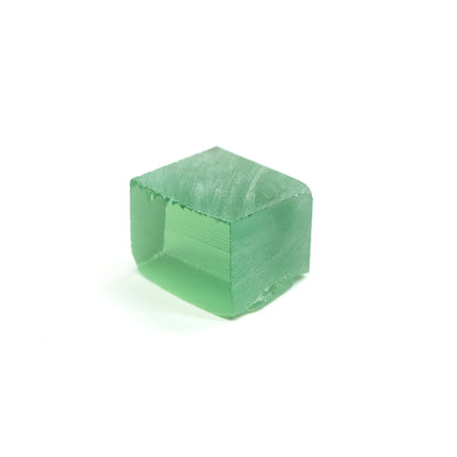 Mint Green Czochralski Pulled Sapphire - Grade A - Faceting Rough