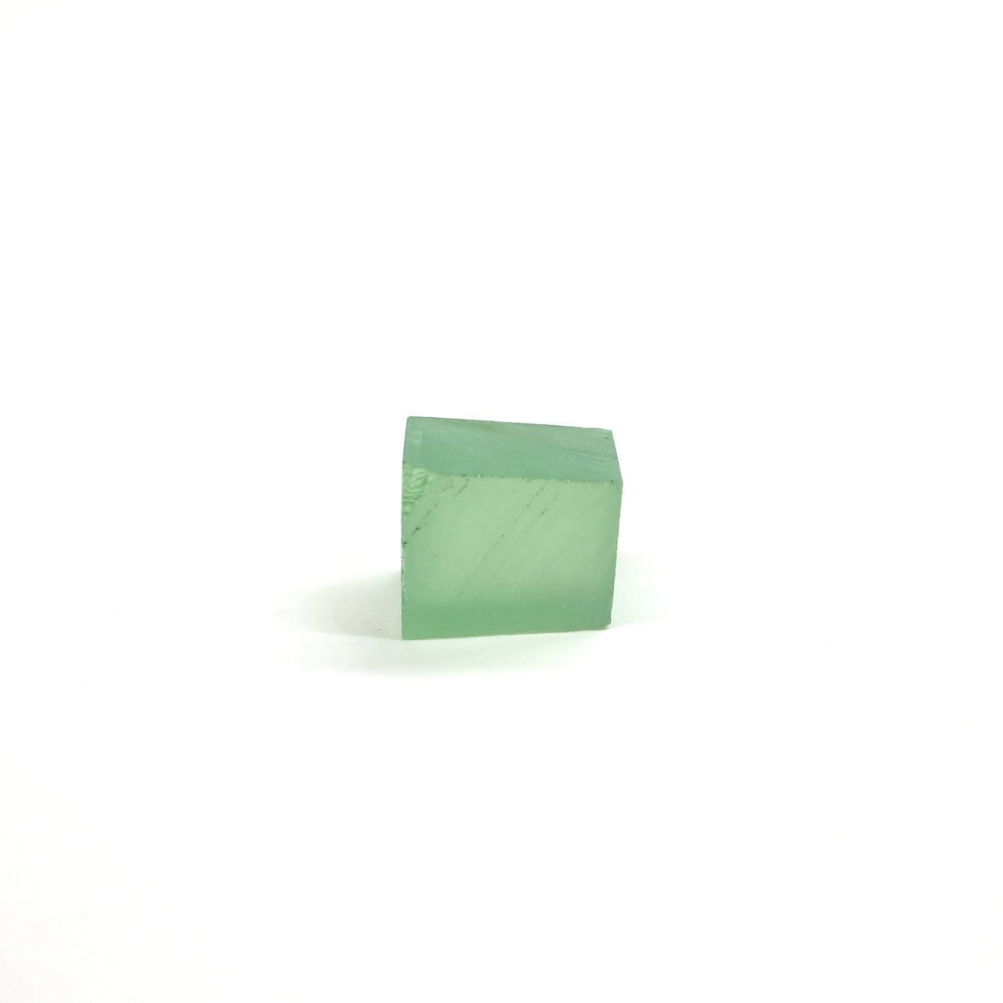 Mint Green Czochralski Pulled Sapphire - Grade A - Faceting Rough