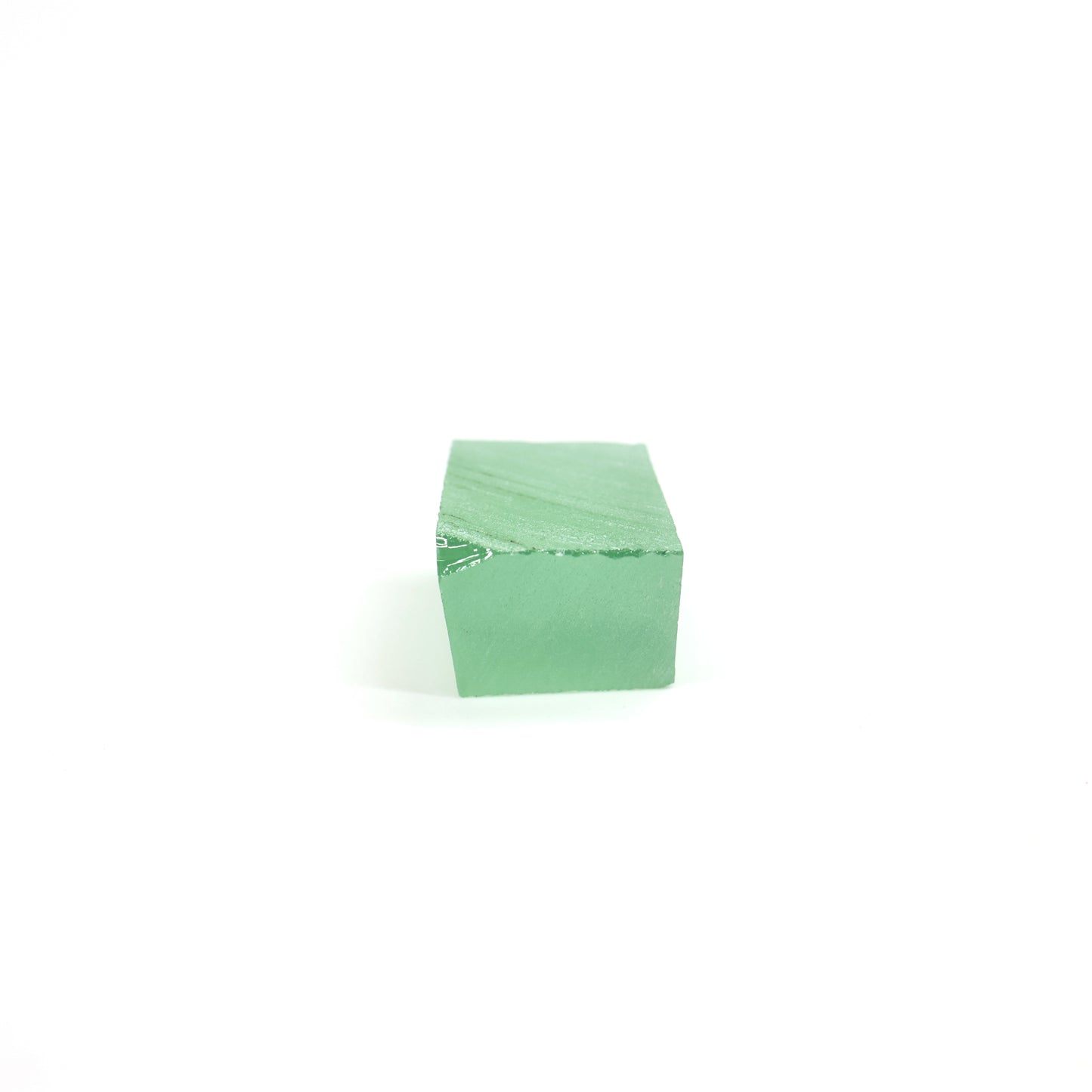 Mint Green Czochralski Pulled Sapphire - Grade A - Faceting Rough