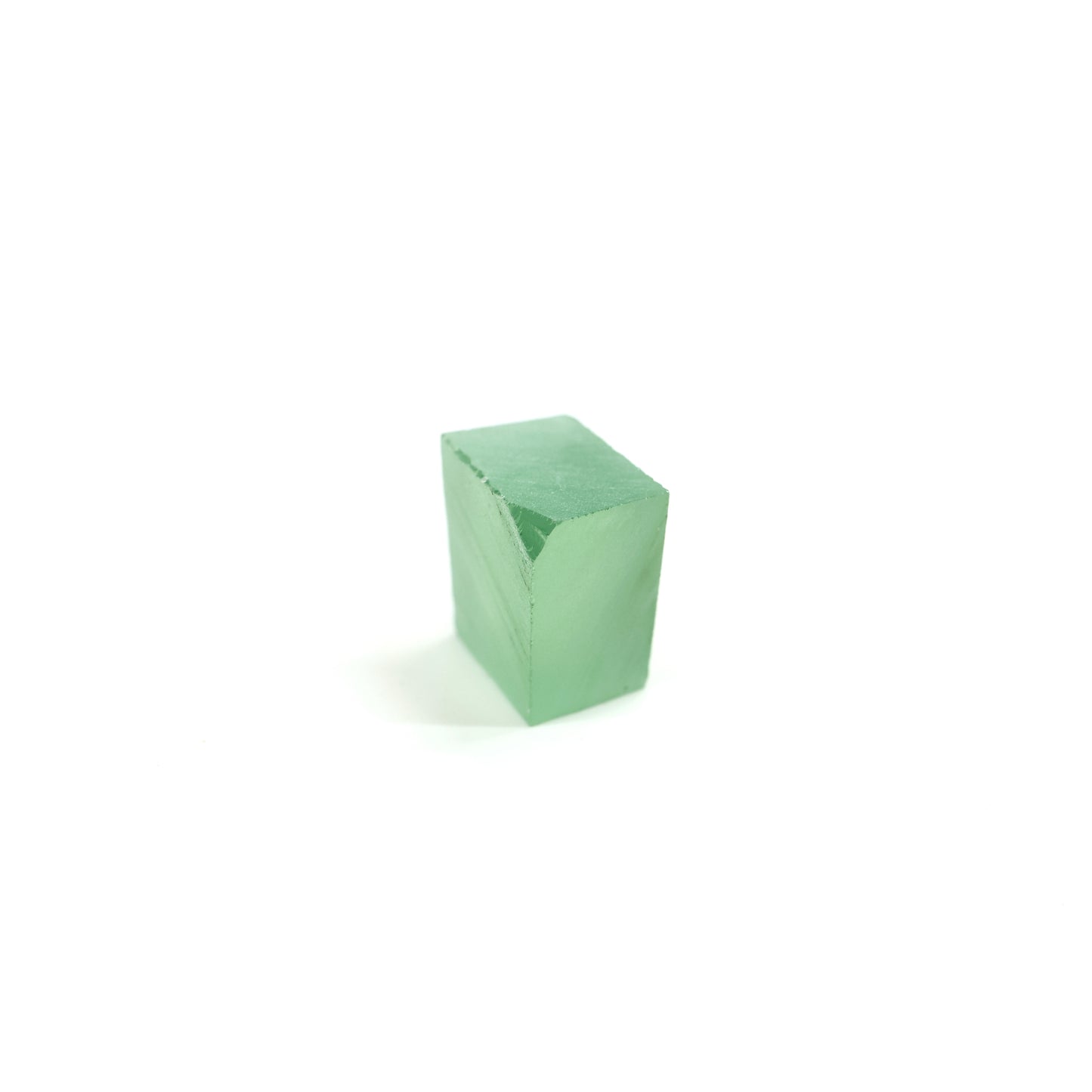 Mint Green Czochralski Pulled Sapphire - Grade A - Faceting Rough
