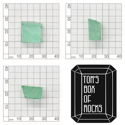 Mint Green Czochralski Pulled Sapphire - Grade A - Faceting Rough