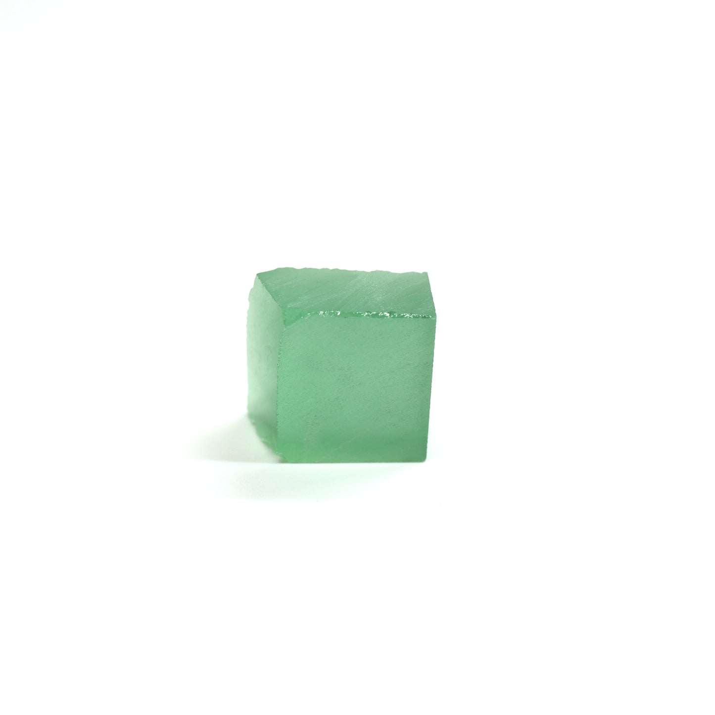 Mint Green Czochralski Pulled Sapphire - Grade A - Faceting Rough