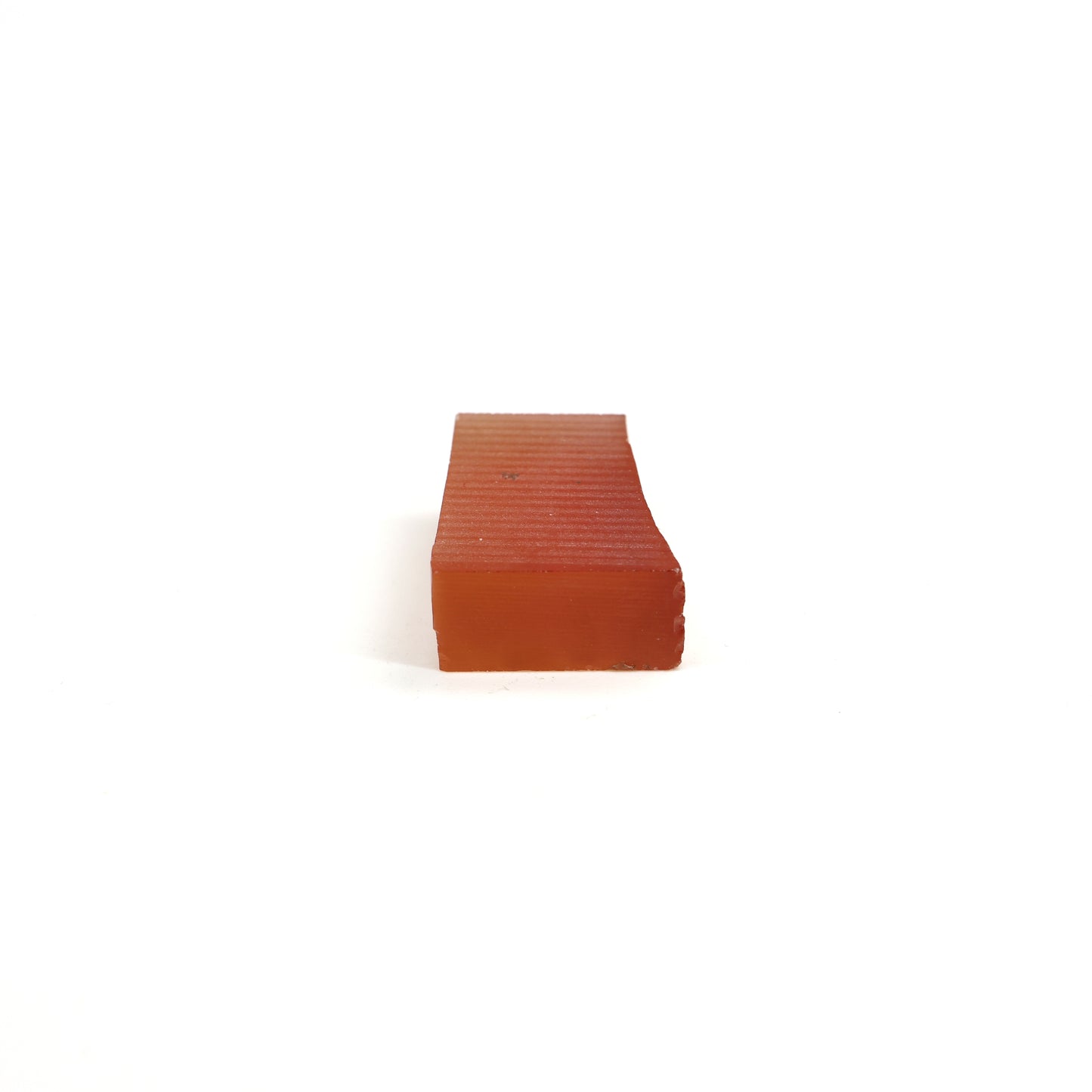 Orange Czochralski Pulled Sapphire - Grade A - Faceting Rough